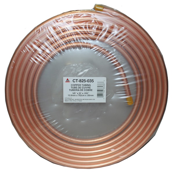 Coil, Copper, 5/8 x 25 x 035